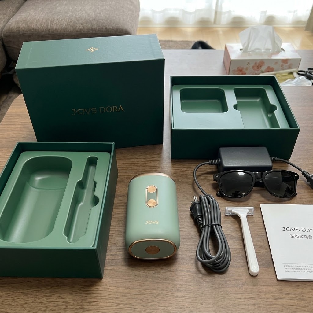 JOVS Dora 開封時の同梱物・付属品一式セット内容