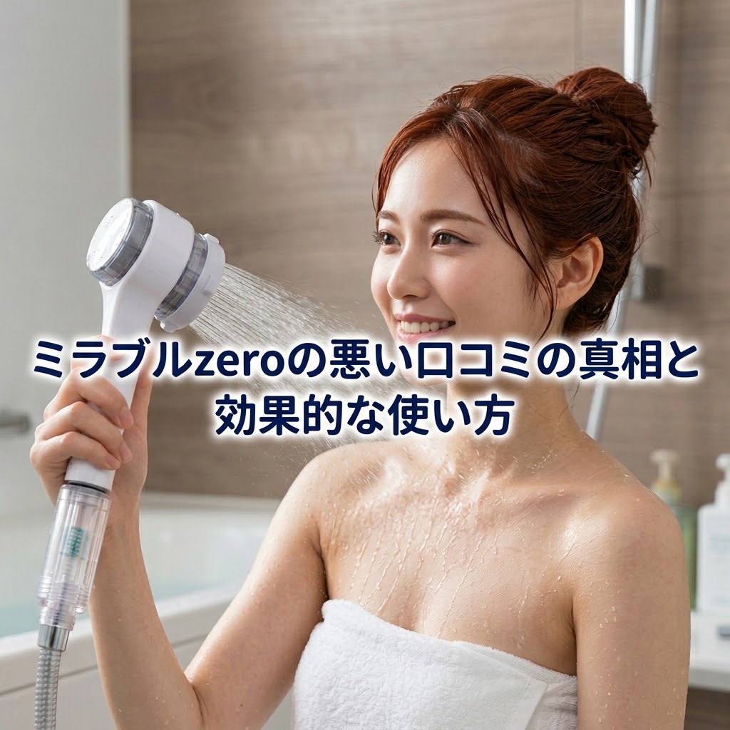ミラブルzeroの悪い口コミの真相と効果的な使い方のレビュー解説画像