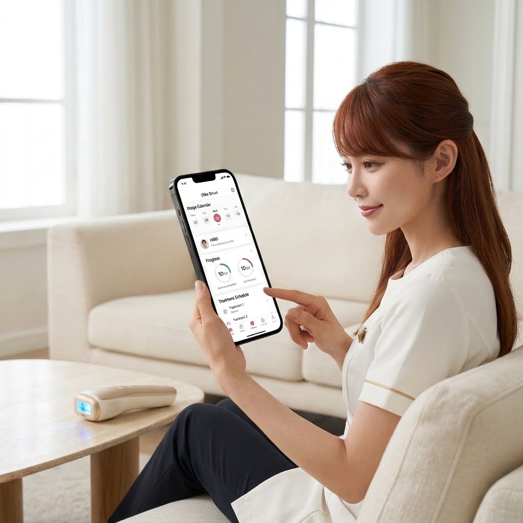 Ulike Smartアプリの画面表示イメージ