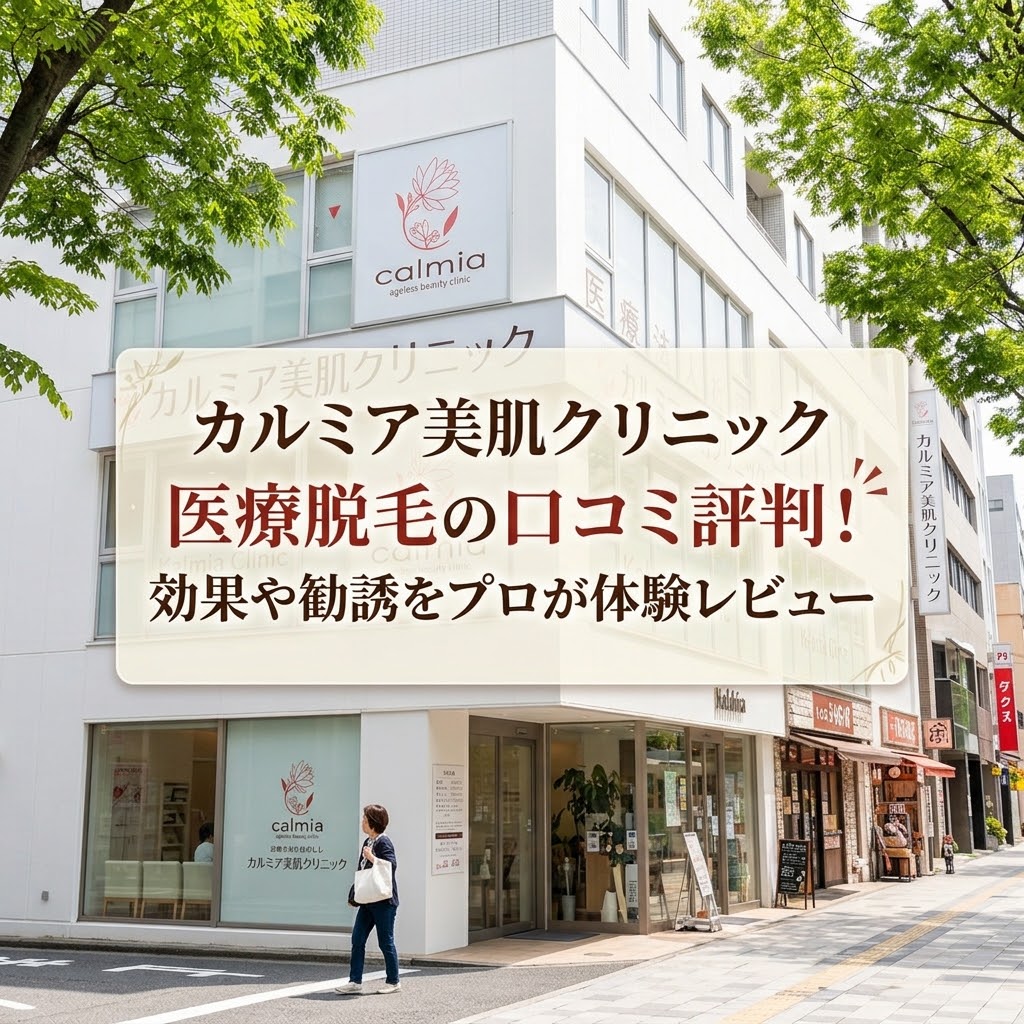 カルミア美肌クリニックの医療脱毛を体験したAEA認定エステティシャン伊藤恵里の口コミ評判レビュー
