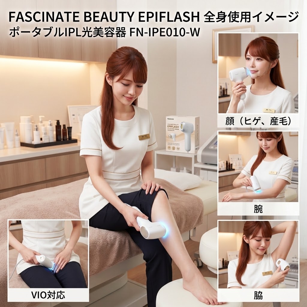 EPIFLASHでの全身ケア検証