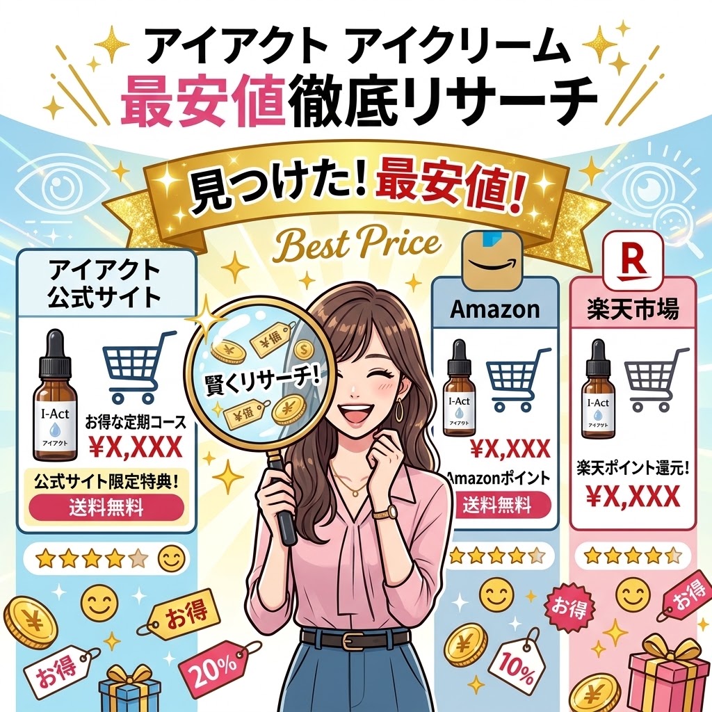 アイアクト 最安値徹底リサーチ