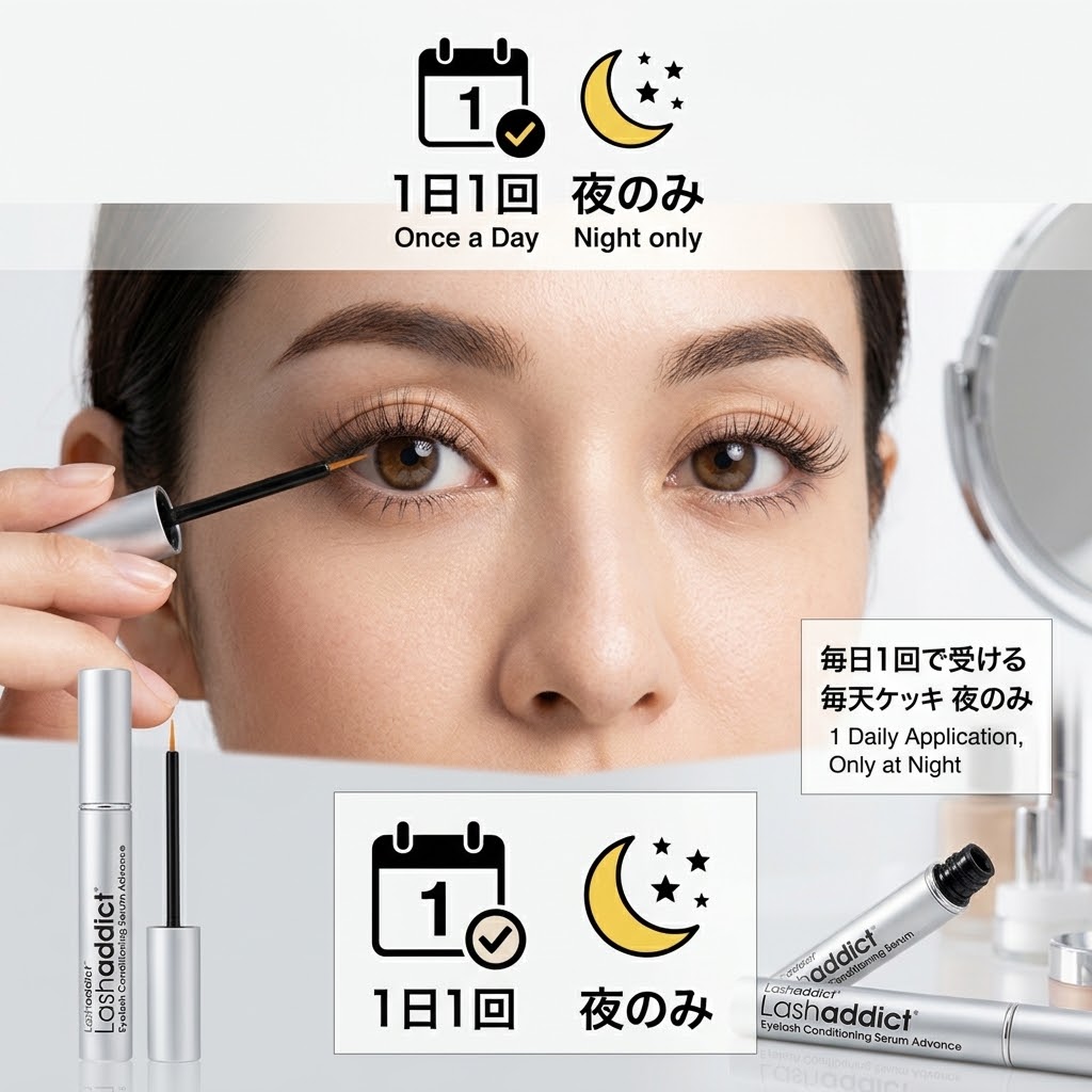 ラッシュアディクト アイラッシュ コンディショニング セラム アドバンスの正しい使い方・塗り方手順ガイド