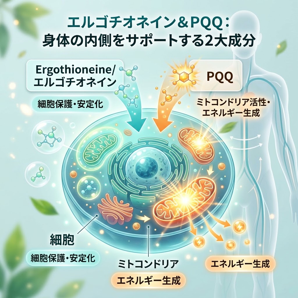 MIRACELLIA CODE 20 成分・品質こだわりイメージ