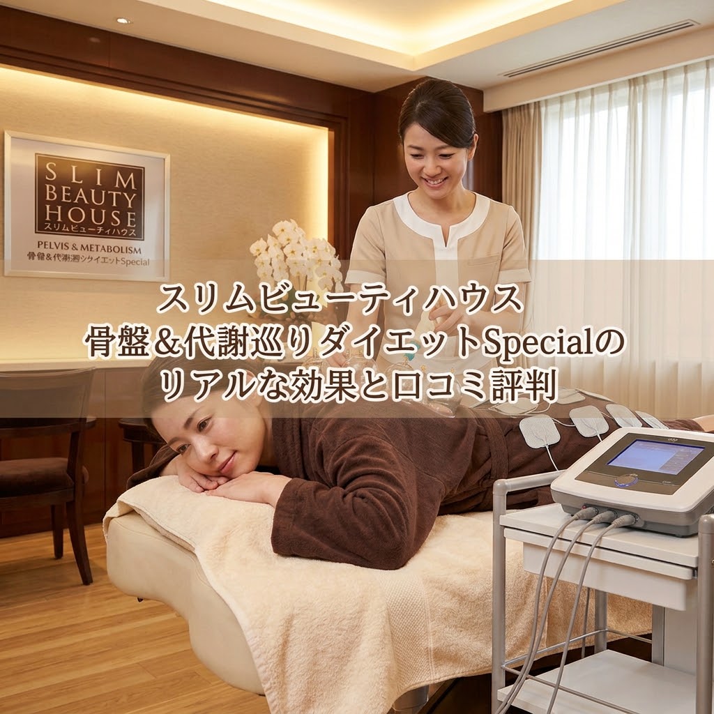 スリムビューティハウスの骨盤＆代謝巡りダイエットSpecial初回体験の様子。