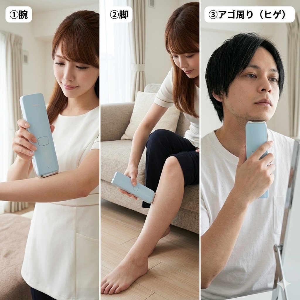 Ulike Me IPL光美容器の正しい使い方手順ガイド